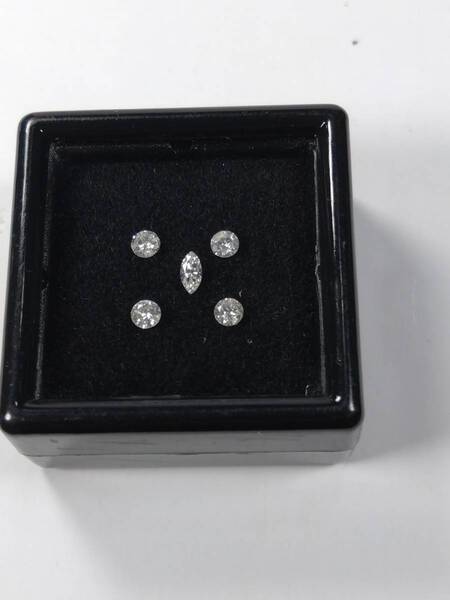 ダイヤモンド 0.05ct4個セット+マーキスカット0.06ct1Peace 060207740703