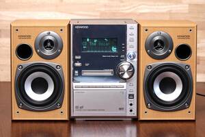 KENWOOD RXD-SV3MD 　CD/MD/TUNER/TAPE　 ミニコンポ +スピーカー　１ヶ月保証