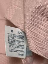 マンシングウェア Munsingwear ゴルフウェアー　半袖　ポロシャツ　ピンク系　MA メンズ_画像8