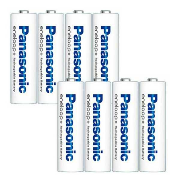 ★ネコポス込 Panasonic eneloop 充電池 エネループ 単3形 8個（単4や単3ミックスに変更可) ★