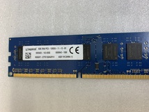 KINGSTON PC3-12800U 8GB DDR3 デスクトップ用 メモリ 240ピン DDR3-1600 8GB DDR3 DESKTOP RAM_画像2