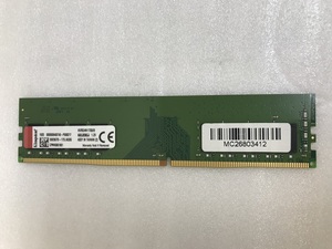 KINGSTIN KVR24N17S8/8 PC4-2400T 8GB DDR4-19200 8GB DDR4デスクトップ用メモリ 288ピン ECC無しメモリ DDR4 DESKTOP RAM 8GB