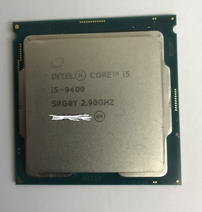 CPU インテル Core i5-9400 2.90GHz SRG0Y LGA1151 i5第9世代 プロセッサー Intel Core i5 9400 中古動作確認済み