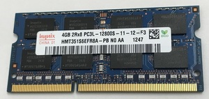 HYNIX 2RX8 PC3L-12800S 4GB DDR3L-1600 4GB DDR3L ノートパソコン用メモリ 4GB DDR3L LAPTOP RAM