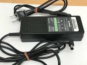 SONY ACアダプター 19.5V=3.9A 100- 240V VGP-AC19V27 ソニーノートPC用ACアダプタ SONY AC ADAPTER 中古 動作確認済み