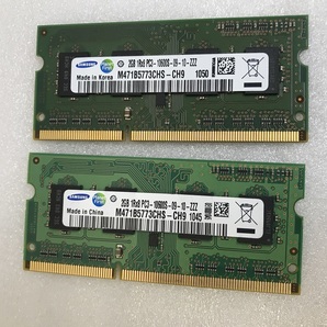 SAMSUNG 1RX8 PC3-10600S 2GB 2枚 1セット 4GB DDR3ノート用 メモリ DDR3-1333 2GB 2枚 4GB 204ピン 4GB DDR3 LAPTOP RAMの画像4