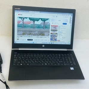 HP PROBOOK 450 G5 i5第7世代 インテル Core i5-7200U TOKYO HP ノートパソコン メモリ8GB SSD256GB Webカメラ 15.6 HP LAPTOPの画像9