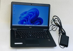 DELL LATITUDE E7450 i7第5世代 インテル Core i7-6500U デール ノートパソコン メモリ16GB SSD120GB Webカメラ 14インチ DELL LAPTOP