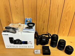 【美品】Canon EOS Kiss X5 ダブルズームキット + 単焦点レンズEF-50mmf/1.8Ⅱ