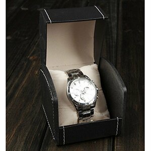  postage 200 jpy * gorgeous leather style arm clock case high class clock inserting 