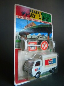  that time thing **SUBARU Subaru Sambar PEPSI unopened!! Yonezawa toy Pepsi-Cola old car panel van alloy die-cast ** unused dead stock 