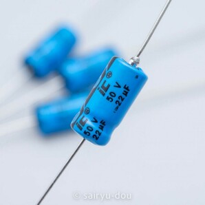 CDE／Illinois capacitor（イリノイ） 22μF／50V TTAシリーズ チューブラ電解コンデンサ 新品4個セットBの画像2