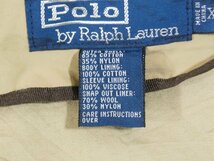 ポロ ラルフローレンPolo by Ralph Lauren■【大き目】 ジップアップ ジャケット ハーフコート コットン■XXL■ベージュ ※NK4119030_画像6