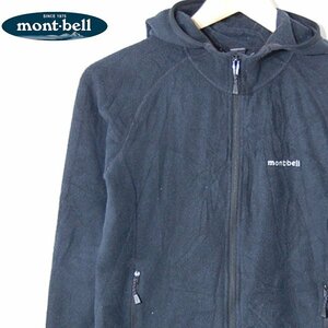 モンベルmont-bell■クリマプラス100 ウォームアップパーカ フリース ジップジャケット 1106600■M■ブラック ※NK3d28358