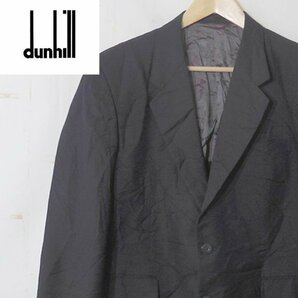 ダンヒルdunhill ORDER MADE■ウール テーラードジャケット シングル サイドベンツ /大丸■■ブラック ※NK4119112の画像1