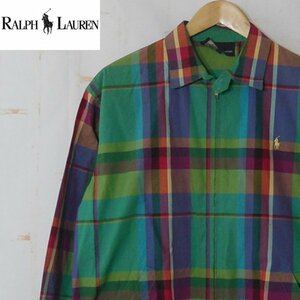 ラルフローレン Ralph Lauren■コットンジップジャケット/インパクト21■11■グリーン系 ※NK4119317