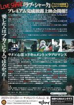 珍品　１日限定上映　『LOVE SHARK ラブ・シャーク 心霊調査ビッグサマー』　中沢健/旭桃果/岸本誠　映画チラシ　Q1_画像2