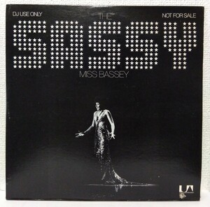 [LP]SHIRLEY BASSEY DJ USE ONLY【THE SASSY MISS BASSEY】1974 US PROMO プロモ 非売品 シャーリー・バッシー 