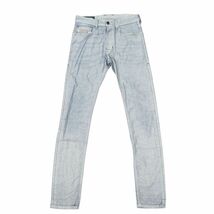 DIESEL ディーゼル 【TEPPHAR 0667R】 USED加工★ ストレッチ スリム キャロット デニム パンツ ジーンズ Sz.27　メンズ　C4B00482_1#R_画像2