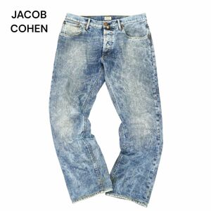 JACOB COHEN ヤコブコーエン PRMJ プレミアムジーンズ ウォッシュ&USED加工★ デニム パンツ Sz.32　メンズ　C4B00478_1#R