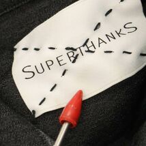 SUPERTHANKS スーパーサンクス 通年★ ストレッチ 長袖 ロング デニム シャツ Sz.L　メンズ　C4T00686_1#C_画像8