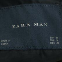 ZARA MAN ザラ マン 秋冬 フルジップ 【フェイク スウェード レザー】 ジャケット ブルゾン Sz.M　メンズ 茶色　C3T10294_B#N_画像5