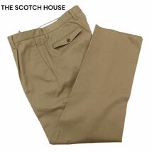 THE SCOTCH HOUSE スコッチハウス 通年 ストレッチ★ スラックス パンツ Sz.79　メンズ　C4B00552_1#R_画像1