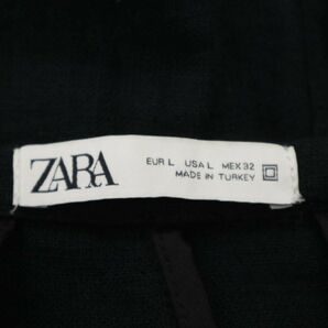 ZARA ザラ マン 通年 現行タグ★ 裾絞り テーパード イージー パンツ Sz.L メンズ ネイビー C4B00448_1#Rの画像7