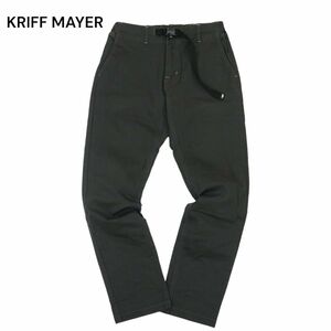 22ss★ KRIFF MAYER クリフメイヤー 通年 ストレッチ★ ライトツイル クライミング テーパード パンツ Sz.M　メンズ グレー　C4B00556_1#R