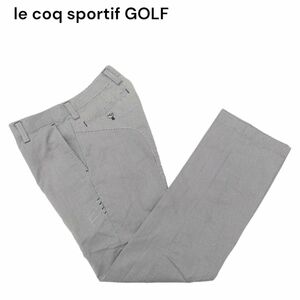 le coq sportif GOLF ルコック スポルティフ ゴルフ 通年 千鳥格子 ロゴ刺繍★ スラックス パンツ Sz.79　メンズ　C4B00644_2#R