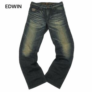 EDWIN エドウィン 452XVS XVシリーズ★ 加工 ウエスタン ジップ ストレッチ デニム パンツ ジーンズ Sz.26 メンズ 日本製 C4B00641_2#Rの画像2