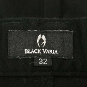 Black Varia ブラックバリア 通年 ストレッチ★ フレア ブーツカット パンツ Sz.32 メンズ 黒 日本製 C4B00652_2#Rの画像7