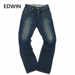 EDWIN エドウィン E503TC 春夏 USED加工★ ストレッチ スリム テンセル デニム パンツ ジーンズ Sz.28　メンズ 日本製　C4B00777_2#P