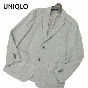 UNIQLO ユニクロ 通年 コンフォート 2B テーラード ジャケット Sz.M　メンズ グレー　C4T01160_2#O