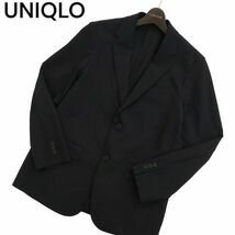 22ss★ UNIQLO ユニクロ 通年 感動ジャケット★ 2WAY ストレッチ 2B テーラード ジャケット Sz.M　メンズ ネイビー　C4T01214_2#O_画像1