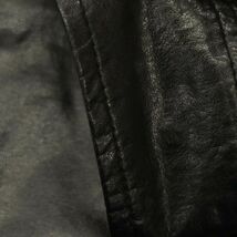 NICOLE Selection ニコル セレクション 通年 フェイク レザー★ スリム ワーク シャツ ジャケット Sz.46　メンズ 黒　C4T01180_2#O_画像3
