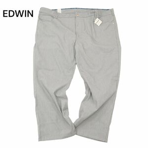 新品 未使用★ EDWIN エドウィン ER203C 春夏 ジャージーズ クール ストレッチ パンツ Sz.5L　メンズ 灰 大きいサイズ 特大　C4B00827_2#R