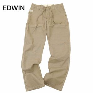 【新品 未使用】 EDWIN エドウィン 701RS 麻 リネン混 イージー ストレッチ リラックス パンツ Sz.M　メンズ 日本製　C4B00824_2#P