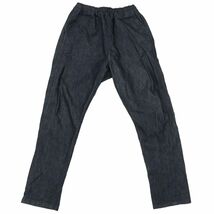 BISHU DENIM x ichimin 尾州デニム × いちみん 通年 真紺★ サルエル イージーデニム パンツ ジーンズ Sz.M位　メンズ　C4B00858_2#R_画像2