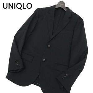 UNIQLO ユニクロ 通年 SLIM FIT 感動ジャケット★ 2B テーラード ジャケット Sz.S　メンズ 黒　C4T01337_2#O