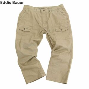 Eddie Bauer エディーバウアー 通年 アンクル丈 ブッシュ ワーク パンツ Sz.38　メンズ アウトドア 大きいサイズ 特大　C4B00875_2#R