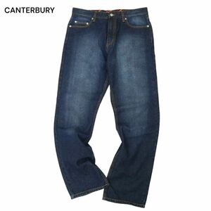 CANTERBURY カンタベリー 通年 USED加工★ストレート デニム パンツ ジーンズ Sz.XL　メンズ 大きいサイズ ラグビー　C4B00929_2#R