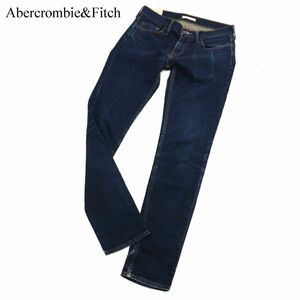 Abercrombie&Fitch アバクロンビー＆フィッチ 通年 ストレッチ 加工★ スキニー デニム パンツ ジーンズ Sz.29　メンズ　C4B00661_2#R