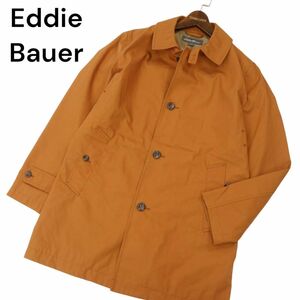 Eddie Bauer エディーバウアー 通年 65/35クロス 撥水★ シングル ステンカラーコート Sz.S　メンズ アウトドア　C4T01543_2#O