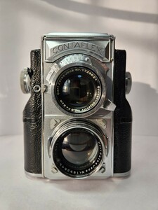 コンタフレックス 2眼レフ ゾナー 50mm F1.5付き 完動 美品 contaflex tlr ZEISS IKON Carl Zeiss Sonner フィルムカメラ オールドレンズ