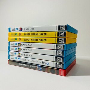 【607-7382k】◎1円スタート◎WiiU ソフト　７本　まとめ売り　ジャンク　ニンテンドー