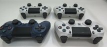 【643-7313k】◎1円スタート◎【ジャンク】SONY　DUALSHOCK4 ワイヤレスコントローラー　4個セット_画像3