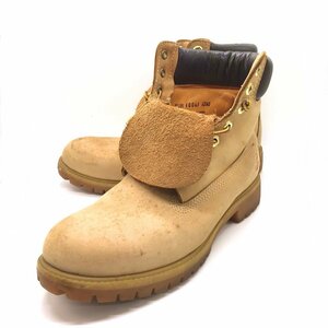 [127-1079]Timberland/ティンバーランド/レースアップブーツ/キャメル/サイズ：9.5インチ/10061 1240