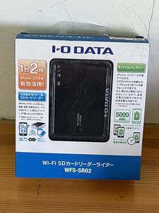 I-O DATA WFS-SR02 [Wi-Fiストレージ「ポケドラ」] 生産終了品 Wifi USBメモリ SD カードリーダー