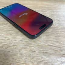 iPhone15 Pro 128GB ブルーチタニウム　バッテリー100% 展示品 au 利用制限〇 中古 本体 美品送料無料　 白ロム_画像2